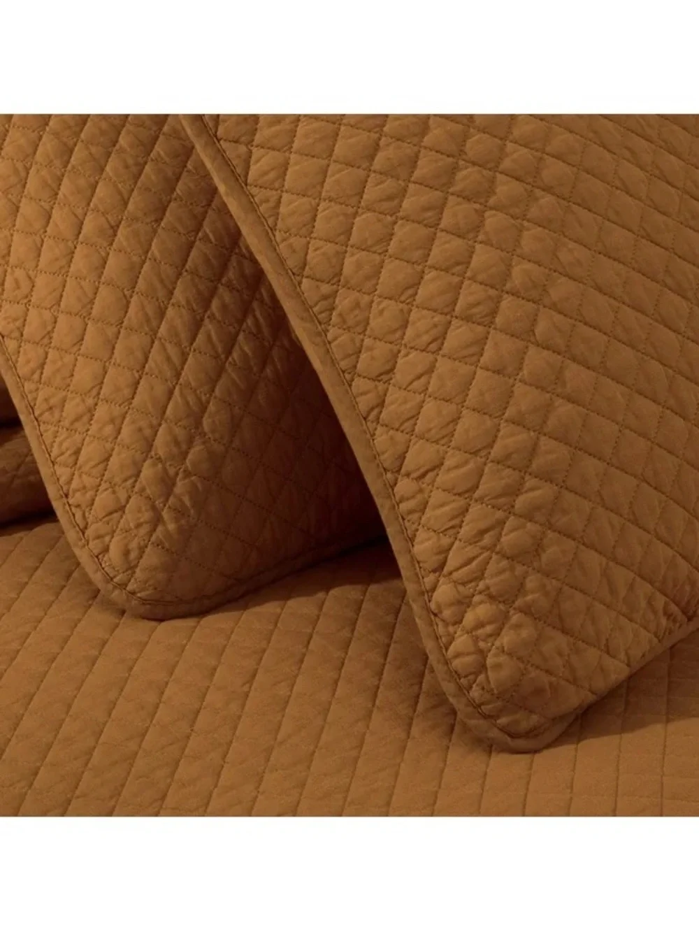 Quilted Bedspread Set king 3 piece 100% cotton